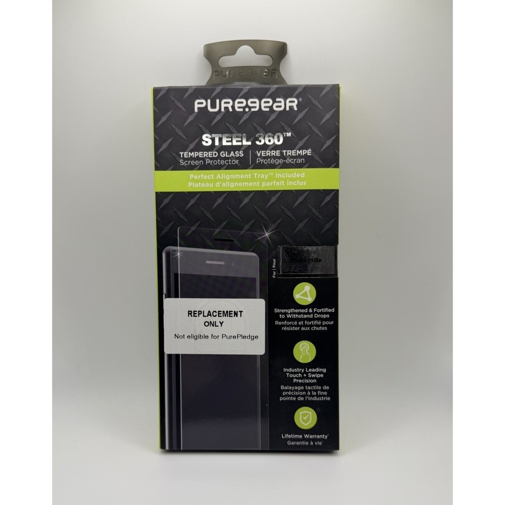 Puregear Steel 360 Tempered Glass Screen Protector for iPhone 11/Xr‎